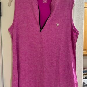 Women's Pink Sleeveless Top